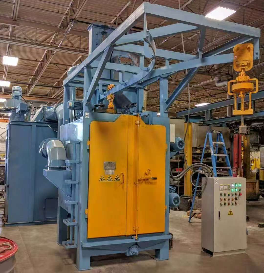 吊链式抛丸清理机的安装方法